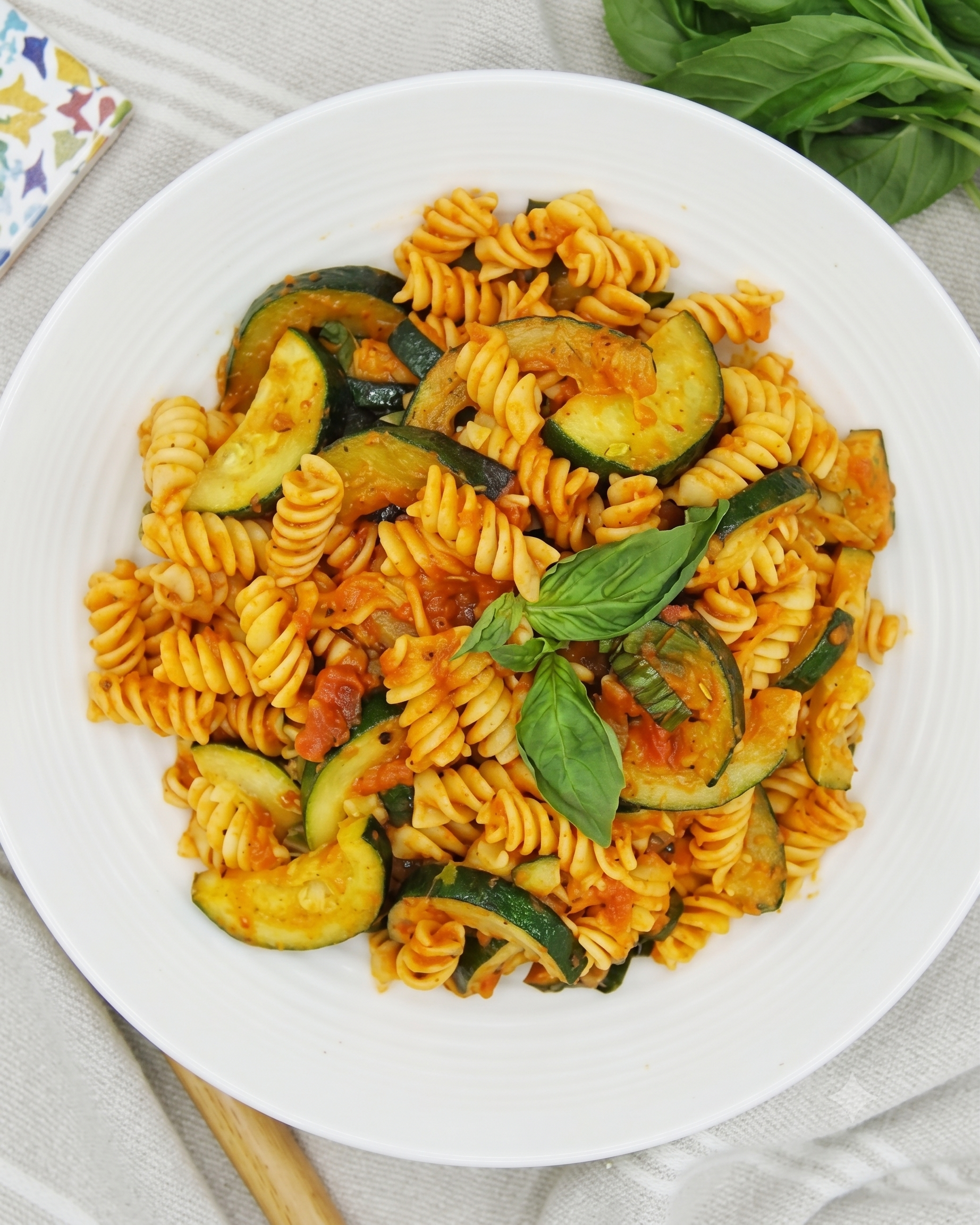 Zucchini Rotini Skillet