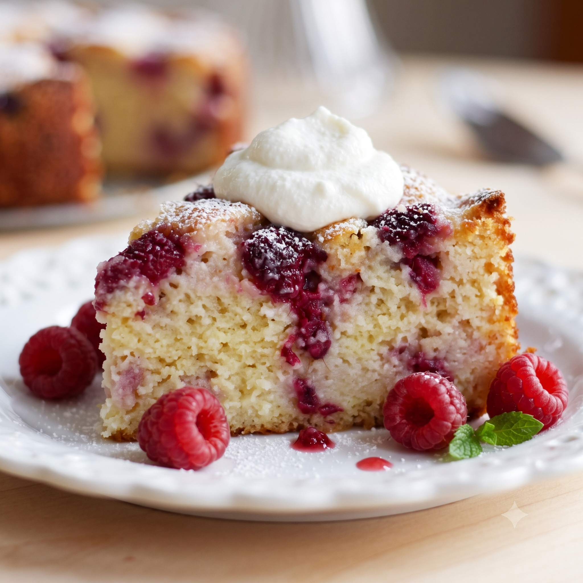 Raspberry Ricotta Cake