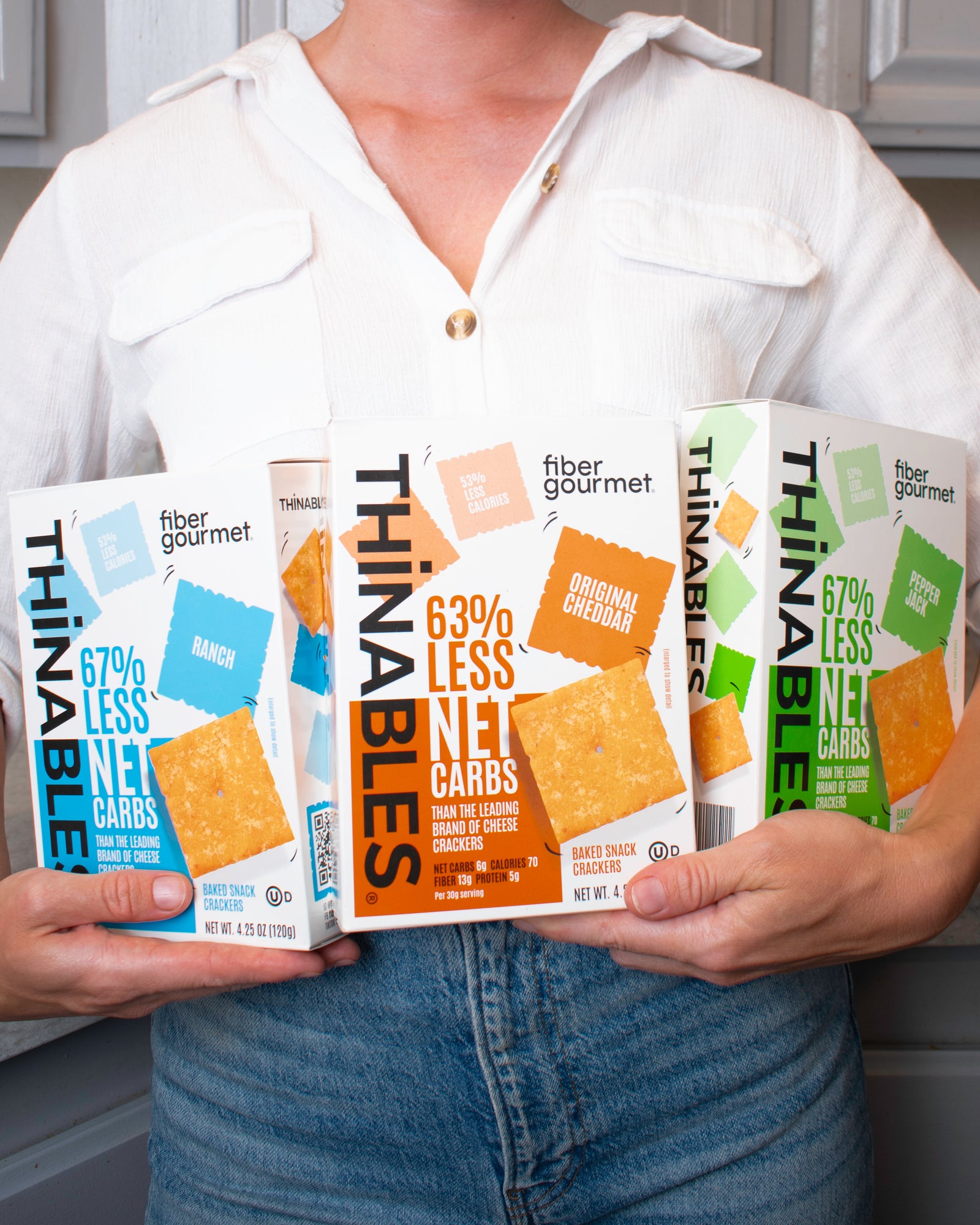 High Fiber Low Calorie Cheese Crackers