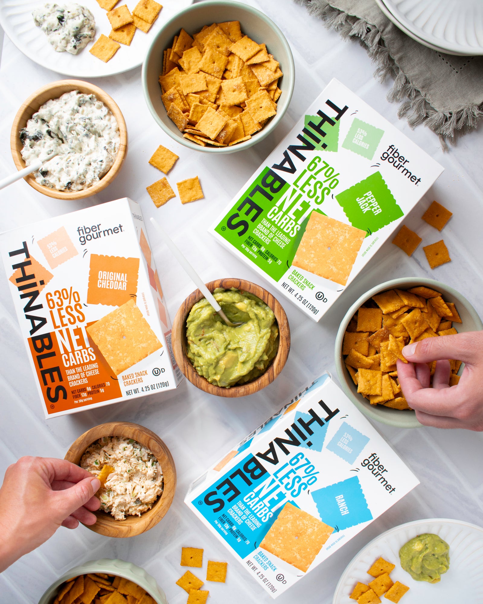 HIGH FIBER LOW CALORIE Cheese Crackers