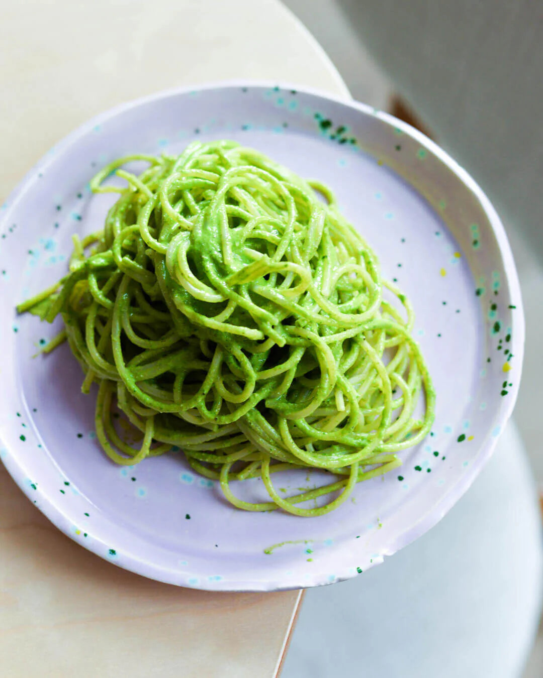 Arugula Pesto Spaghetti