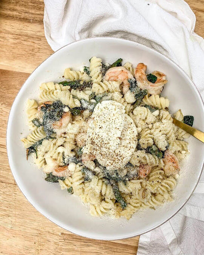 Alfredo Shrimp Pasta