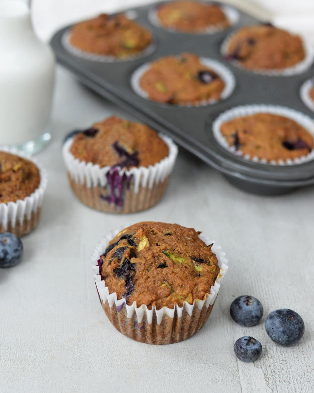 Blueberry Zucchini Muffins