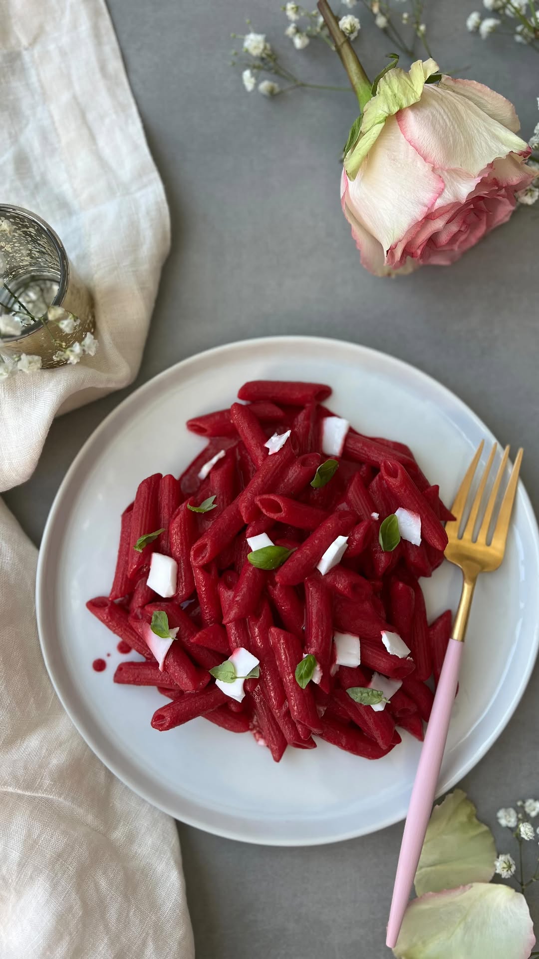 Beet Penne Pasta