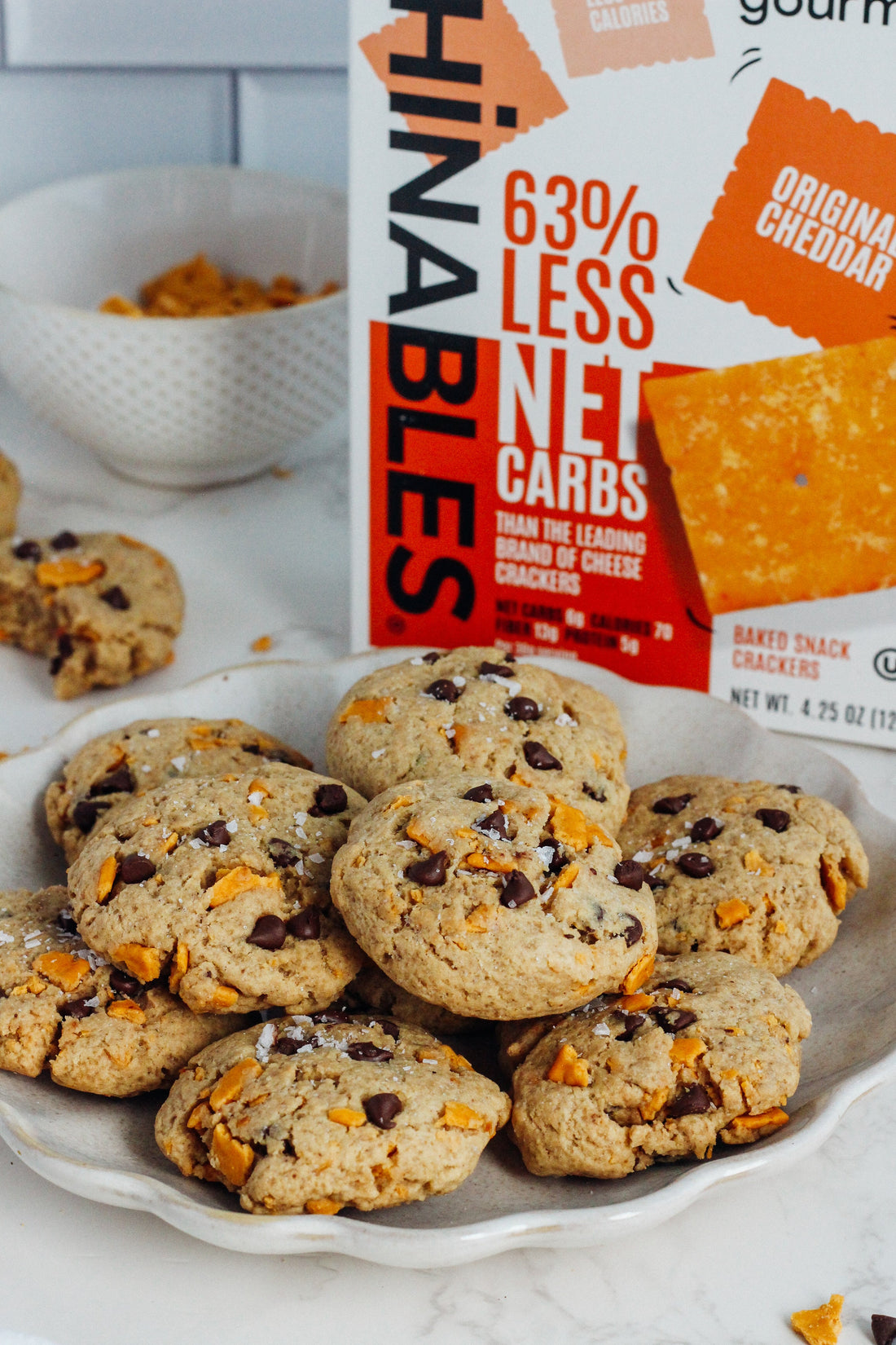 Healthy Peanut Butter Cheddar Cracker Cookies
