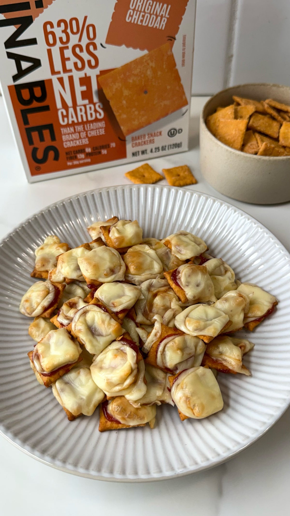 3-Ingredient Pizza Crackers