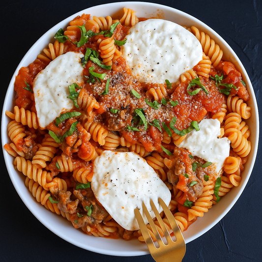 Sweet Sausage Pasta with Burrata