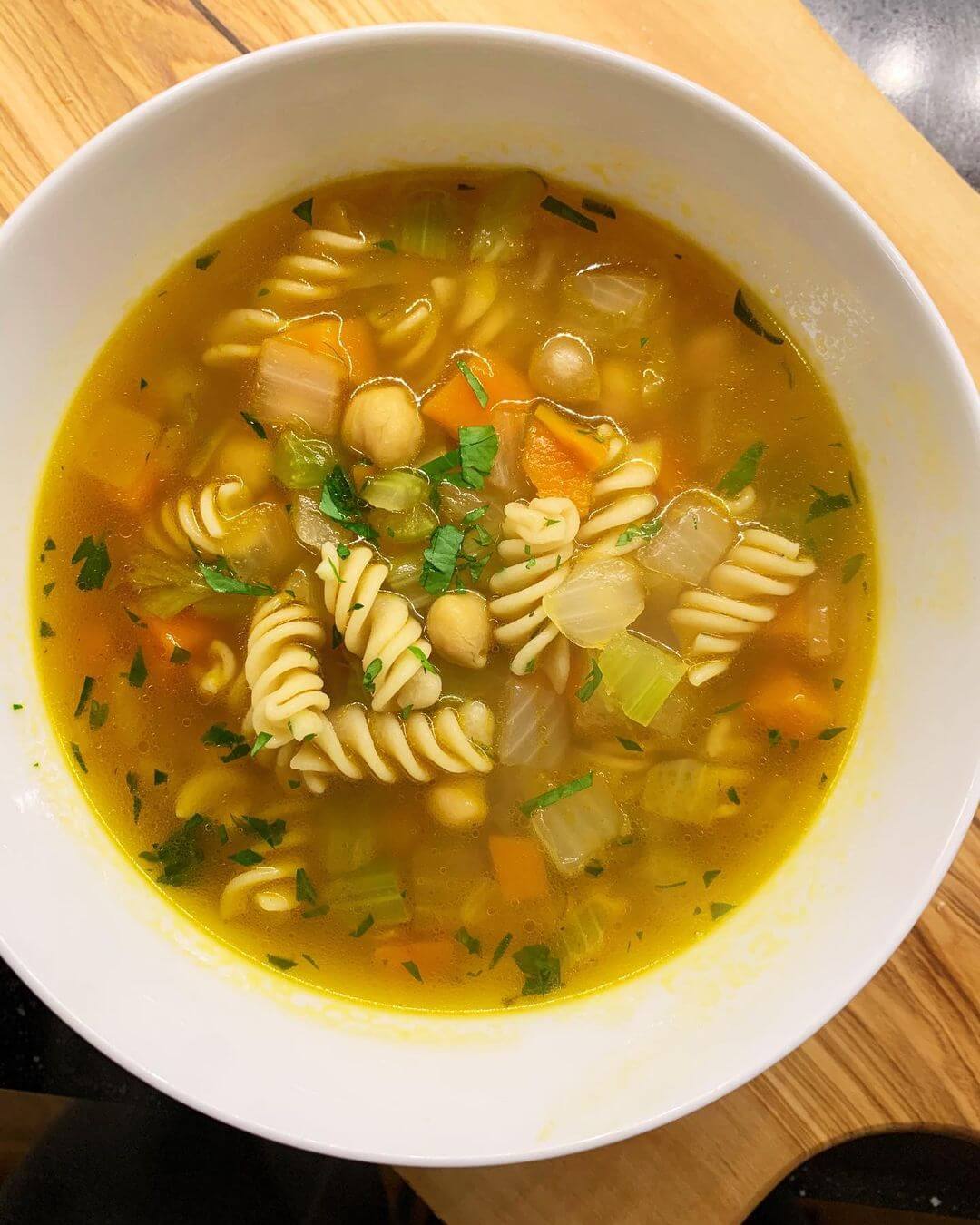 Chickpea Noodle Soup