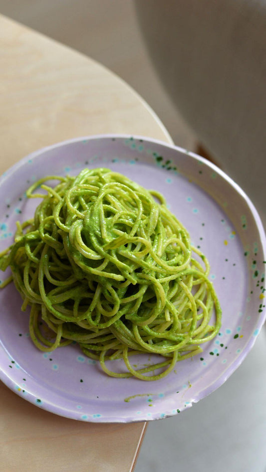 Arugula Pesto Spaghetti
