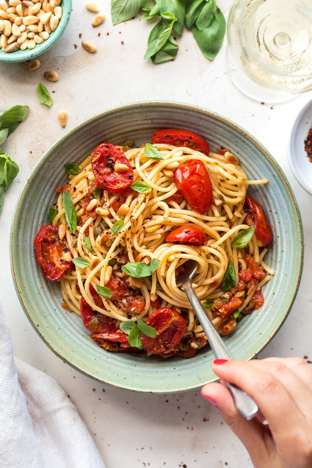 Baked Tomato Pasta 🍅