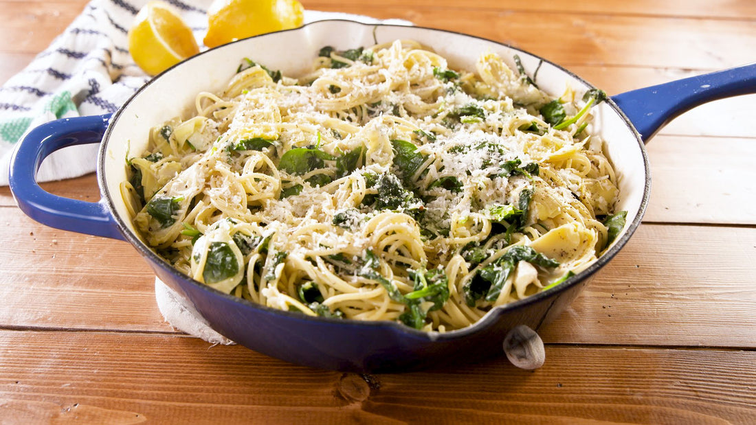 Spinach and Artichoke pasta