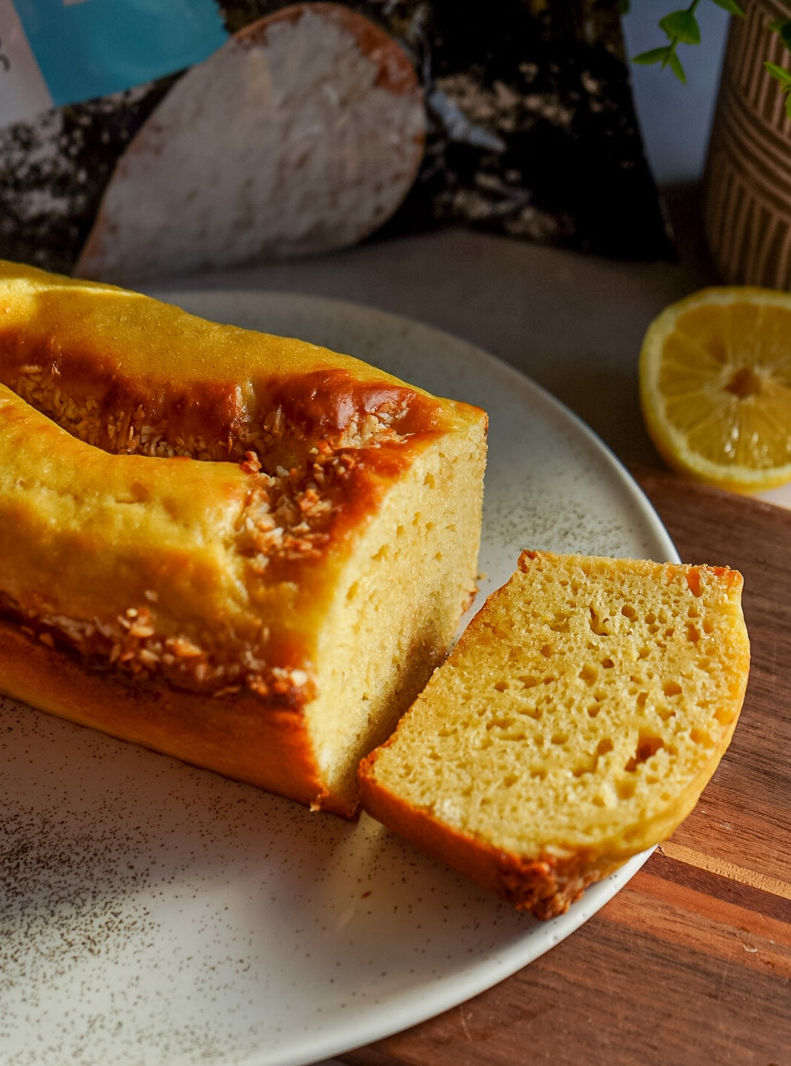 Coconut Lemon Coffee Cake