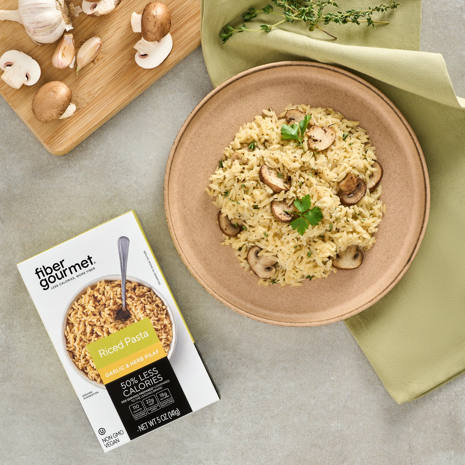HIGH FIBER RICED PASTA