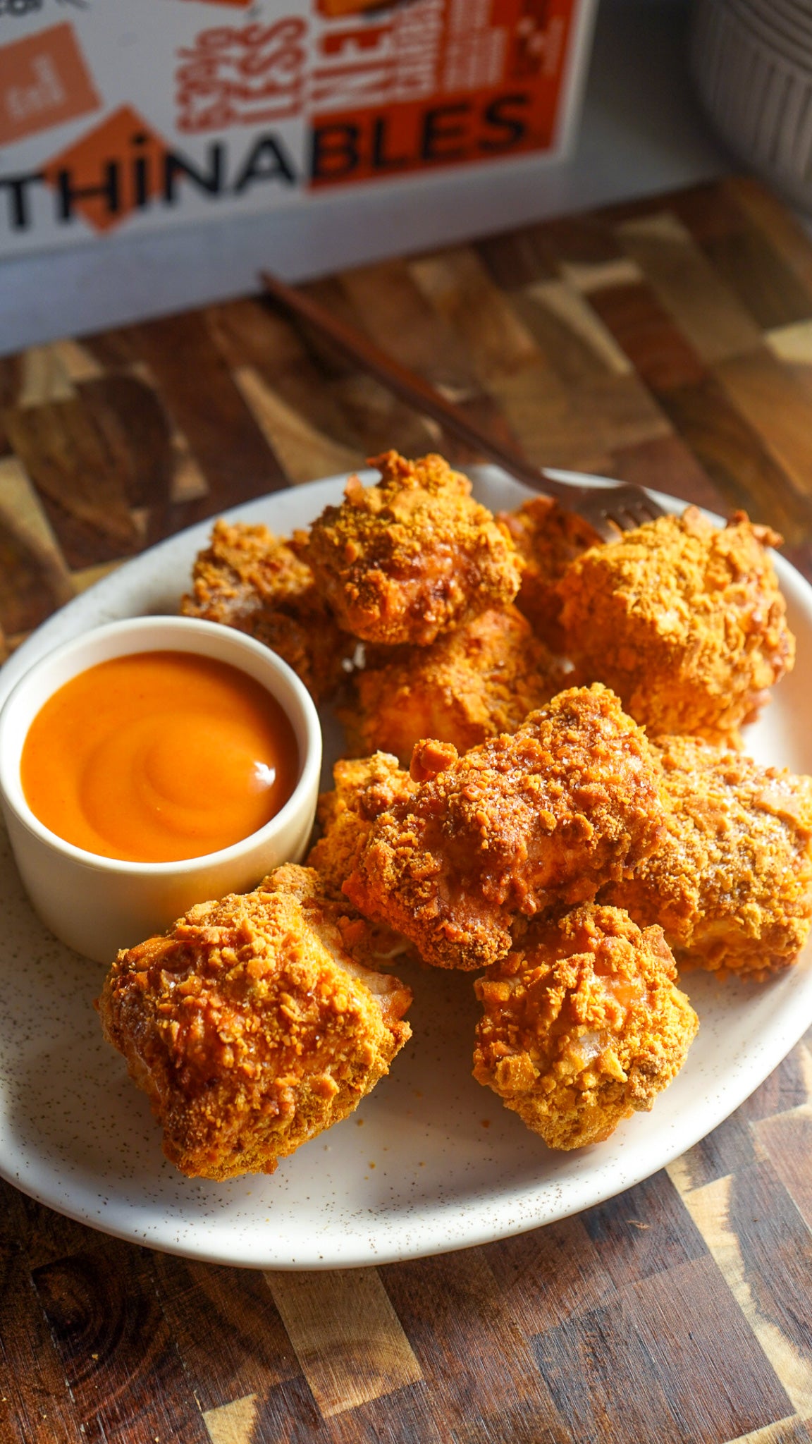 Crunchy Cheddar Crusted Chicken Nuggets