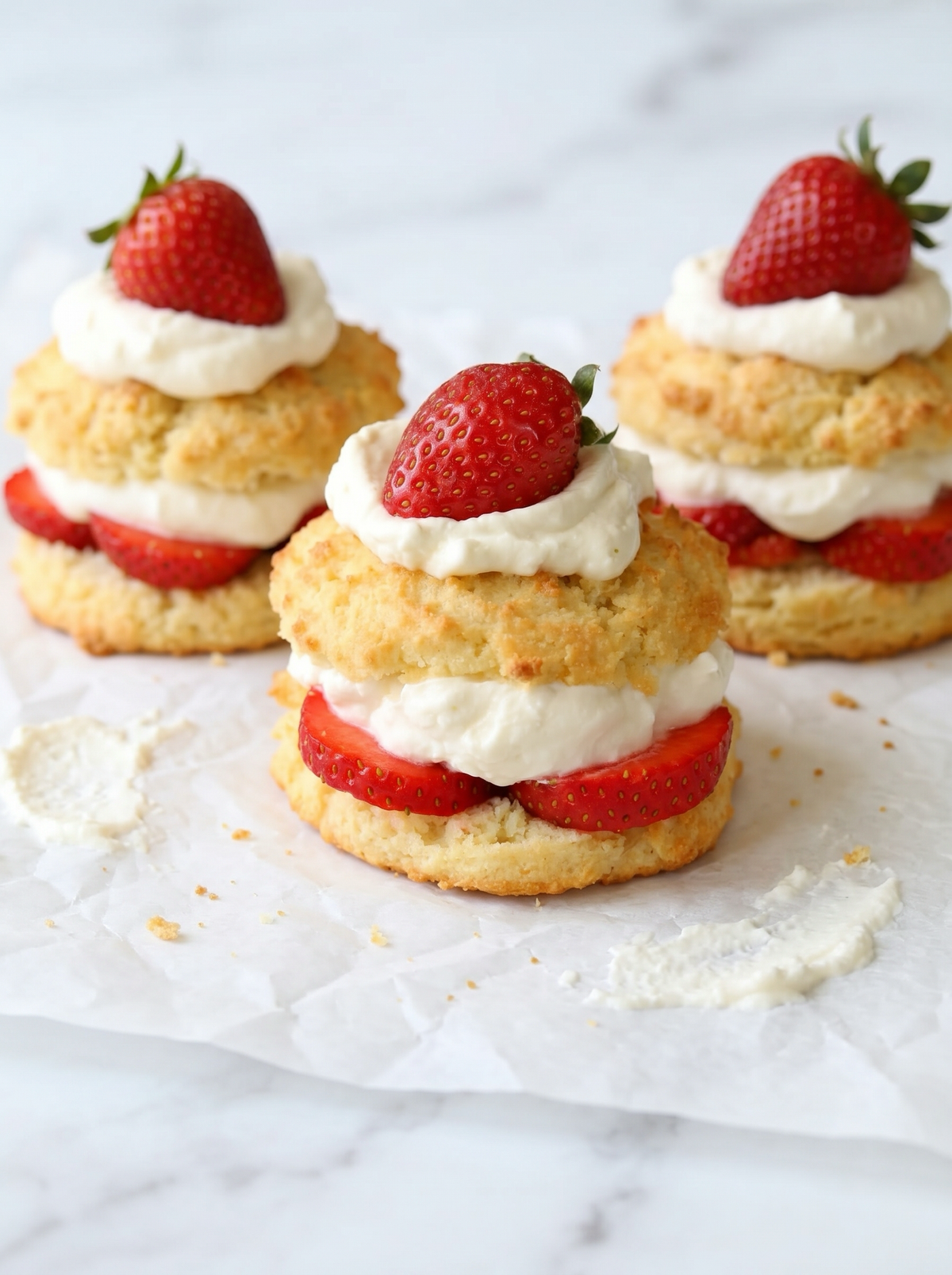 High-Fiber Strawberry Shortcake