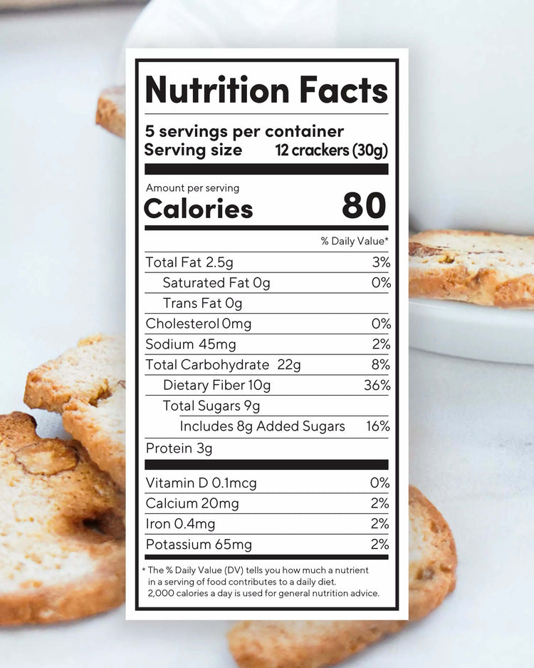 Low calorie treats Ginger Spice Biscotti Fiber Gourmet