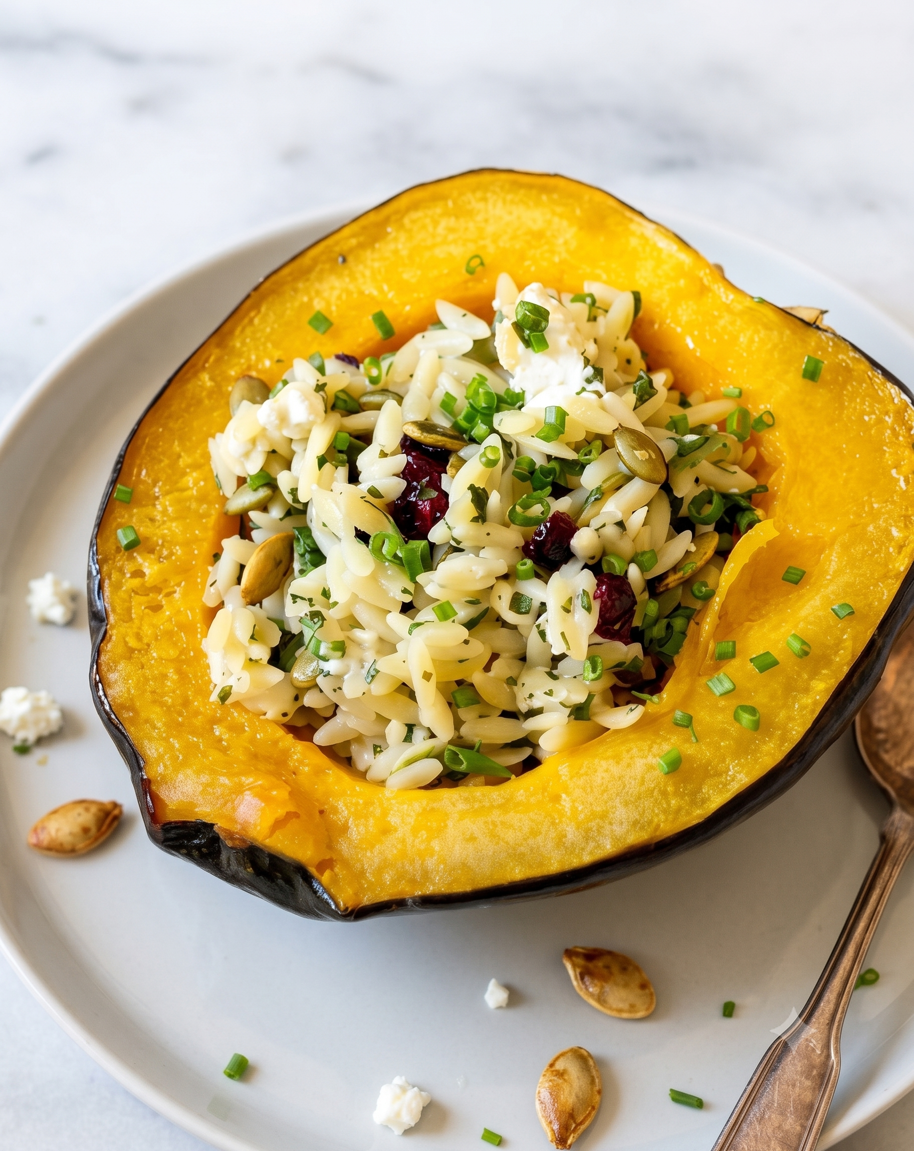 Vegetarian Stuffed Acorn Squash