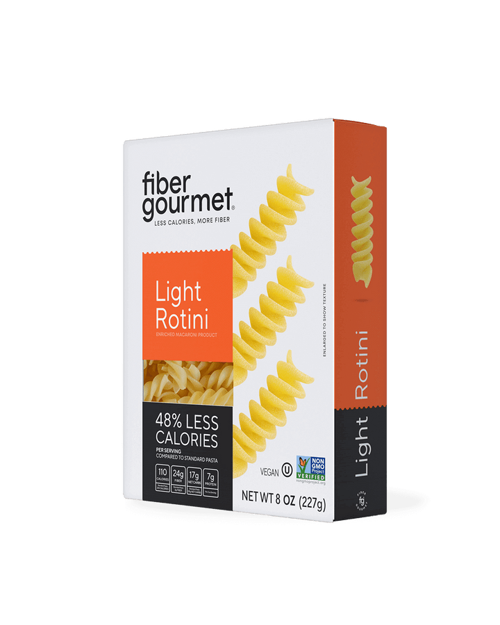 High fiber, lowcalorie pasta Fiber Gourmet Fiber Gourmet