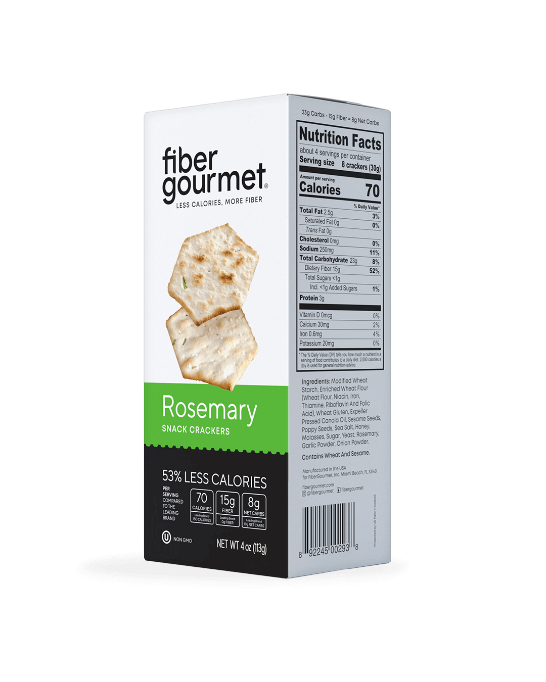 Rosemary Hexagon Cracker